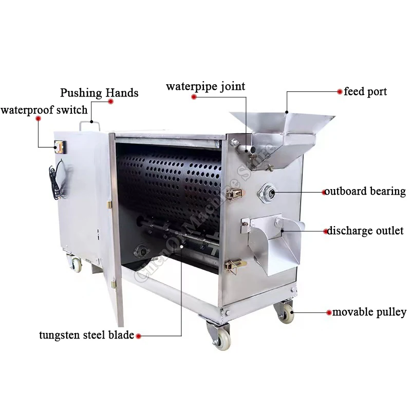 آلة قطع ذيل الحلزون الميداني آلة متكاملة لقطع حقل الحجر المنزلية الأوتوماتيكية بالكامل عن طريق البحر