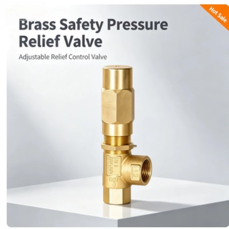 Large‑Flow High‑Pressure Relief Valve For AR Car Wash Piston Pump, Farm Mist Sprayer, Brass Stainless‑Steel