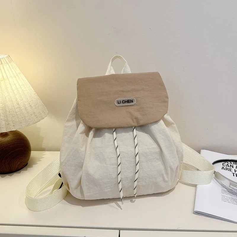 Minimalist Niche Cute Mini Backpack New Lightweight Travel Commuting Backpack Middle High School Girl Students Schoolbag