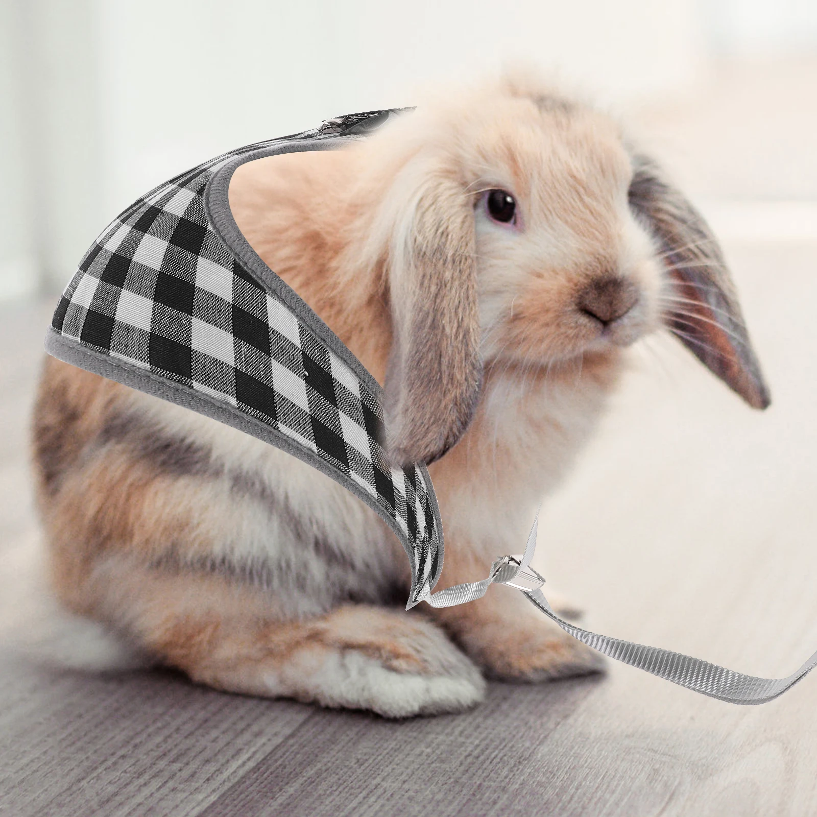 

Rabbit Clothes Small Dress Leash Harness Costume Cotton Garment Sling Washable Reusable Lightweight Fashionable Pet Bunny