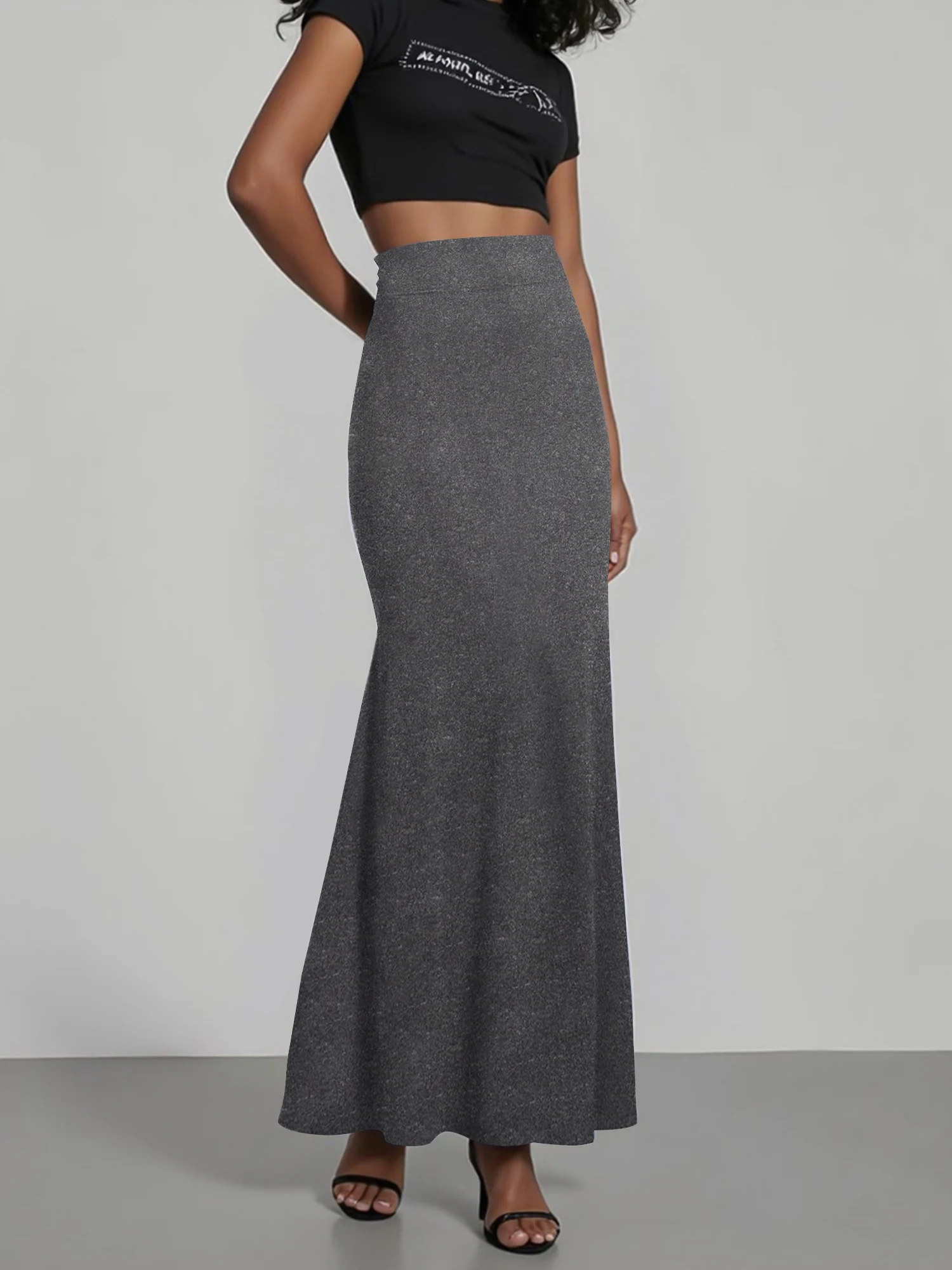 Compact Packable Full Length Skirt, Anti-Crease Portable Design, City Break Travel Fit, Downtown Sightseeing & Market Hopping