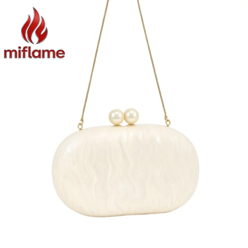 

Вечерняя сумка-клатч Miflame из акрила, женская модная сумочка для вечеринок и свадеб, элегантная блестящая сумка через плечо для торжественных мероприятий