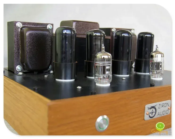 Casing Kayu Mentah 6P6P 12AX7 10W * 2 Amplifier Amp Tabung Sirkuit Tarik Dorong (Kemampuan Menggantikan Tabung 6V6 ECC83)
