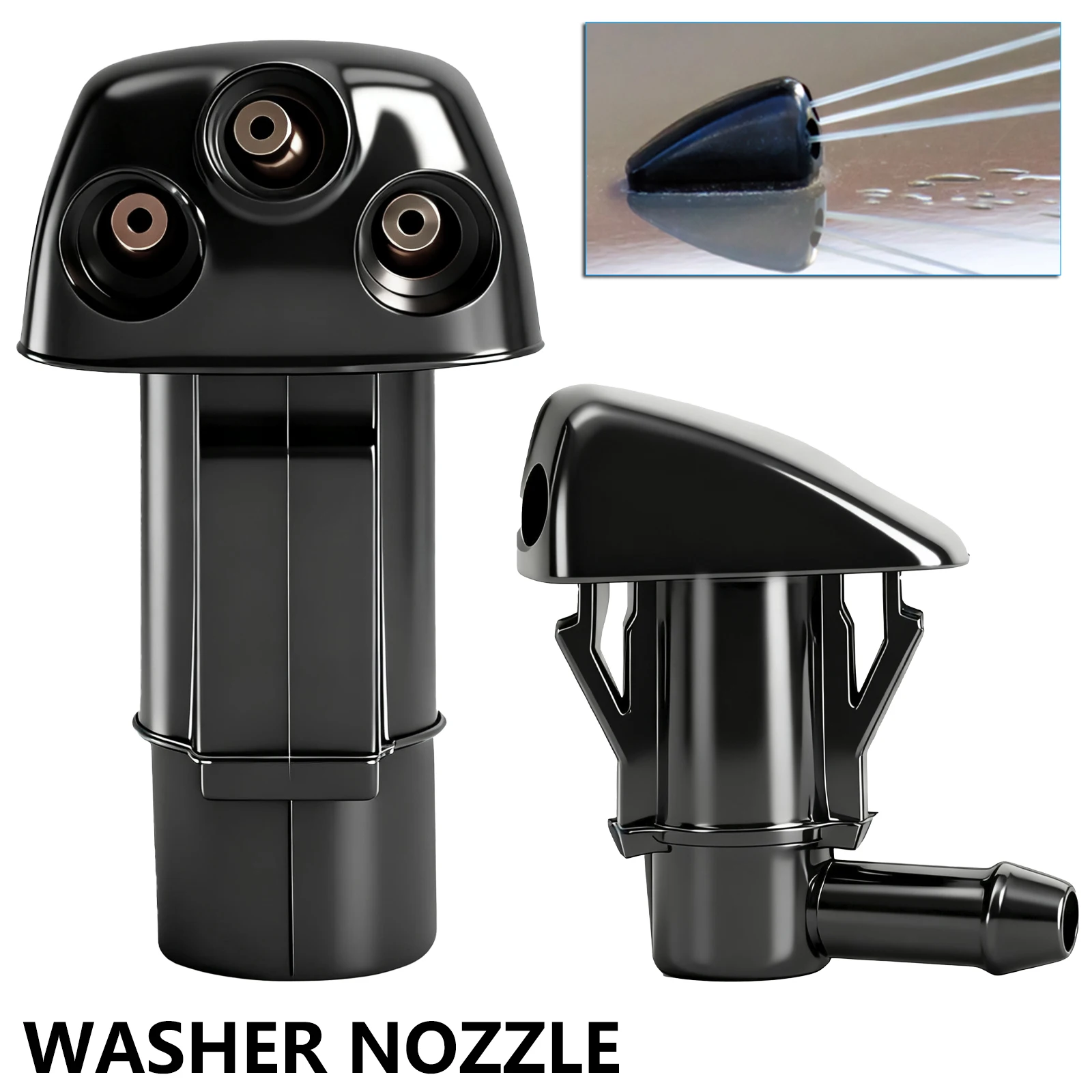 Erick\'s Wiper 2Pcs/lot Front Windshield Wiper Washer Jet Nozzle For KIA Sportage MK2 Spectra Spectra5 OE# 986302E100