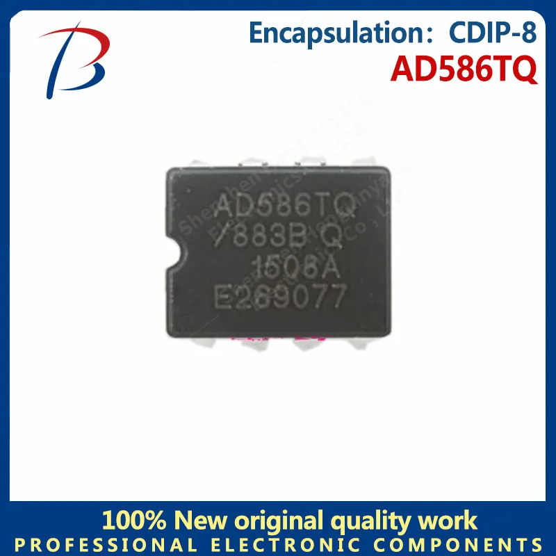 1PCS AD586TQ package CDP-8 ceramic high precision 5V reference voltage source chip