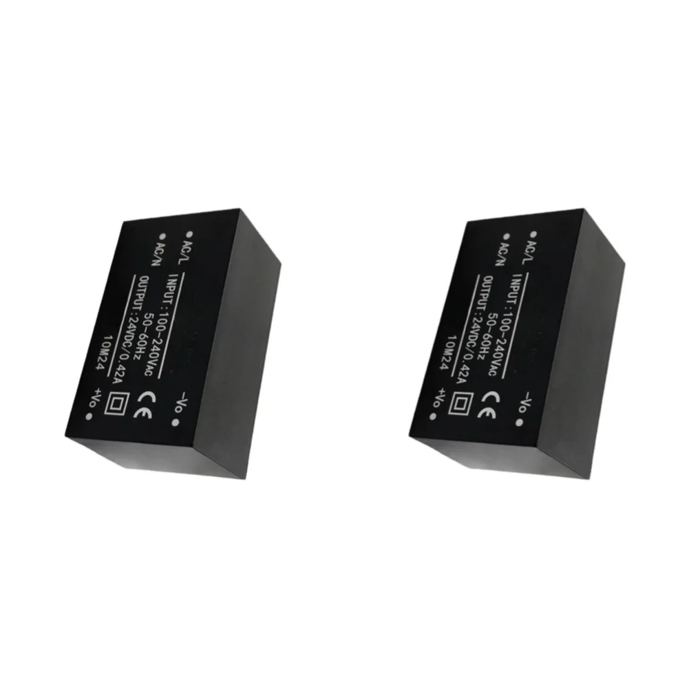 24VDC 10W Regulated AC-DC Power Supply Module 10M24 with Galvanic Isolation 100-240VAC Input for IoT and Automation
