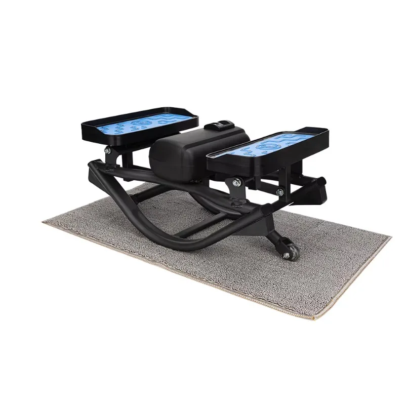 Steel Mini Swing Stepper Portable Cardio Training Machine Smooth Twisting Motion For Full Body Home Workout And Fitness