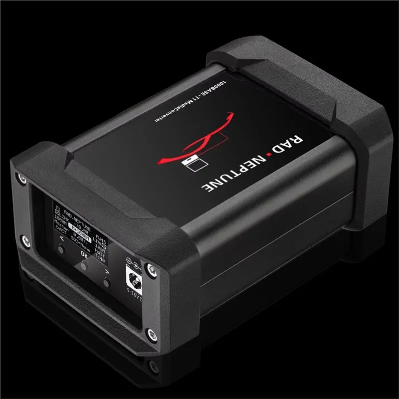 [NEW!A47U】 RAD. NEPTUNE-24 MAX Full-Featured For Rosenberger Media Converter+ Connector 100/1000M Base-T1 H-MTD