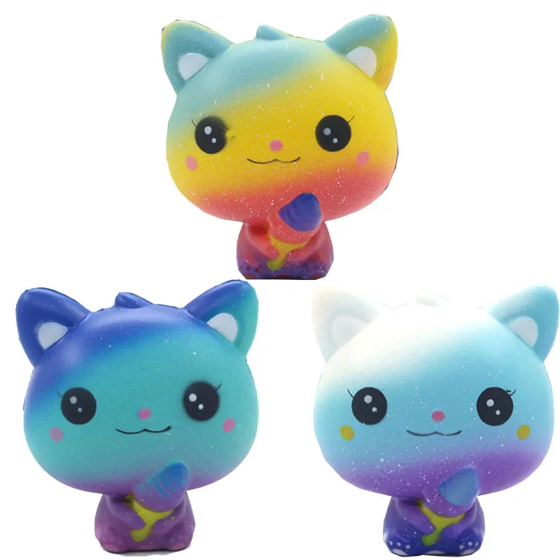 Simulated Animal PU Jumbo Squishy Kawaii Toys Cat Unicorn Bear Monkey Funny Stress Reliever Anti Stress Reduce Pressure Gifts