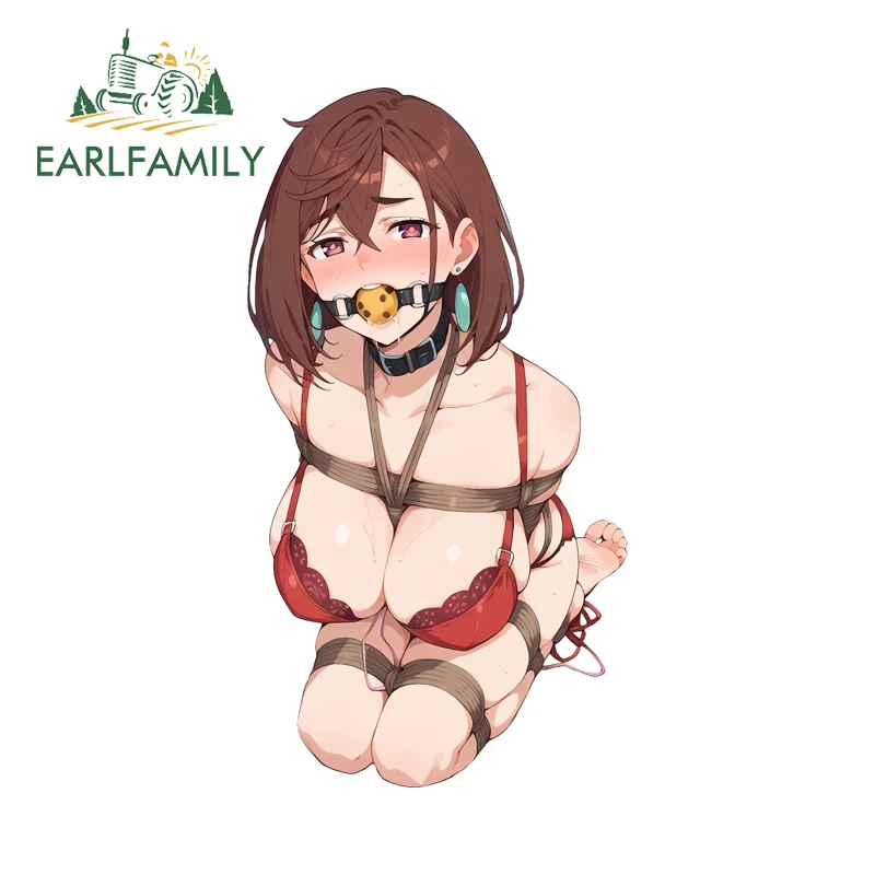 EARLFAMILY مومو Ayase عبودية ملصقات السيارات هنتاي أنيمي فتاة الكتابة على الجدران قافلة الشارات الإبداعية باب السيارة حامي سباق الانجراف #2