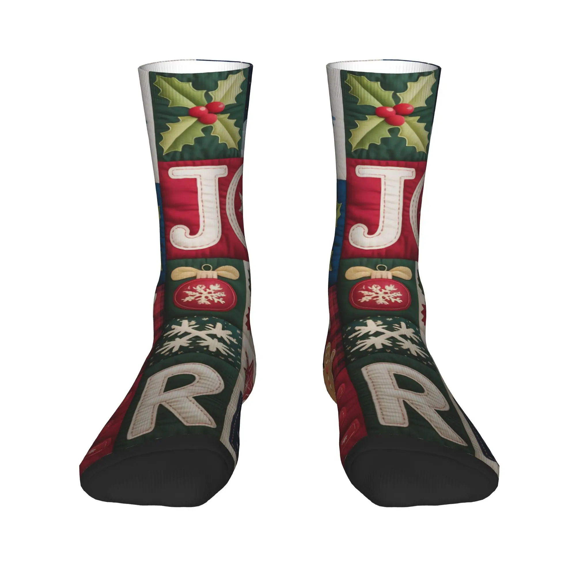 عيد ميلاد سعيد الجوارب الرجالية النسائية البوليستر موضة الجوارب Harajuku الربيع الصيف الخريف الشتاء الأوسط جوارب أنبوبية هدية