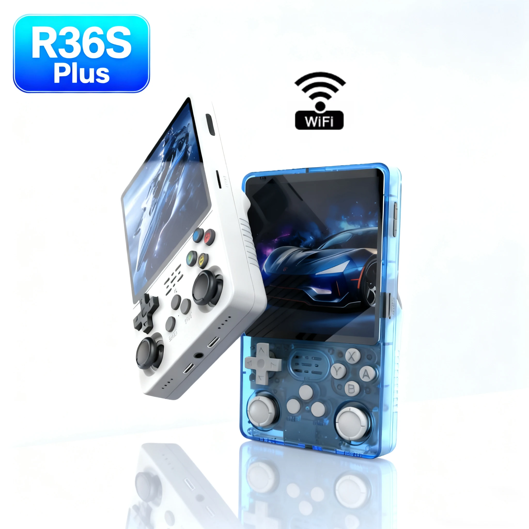 

R36S Plus Ретро портативная игровая консоль с системой WIFI ARKOS Linux Consolas Классические игровые плееры 4,0-дюймовый макс. IPS-экран