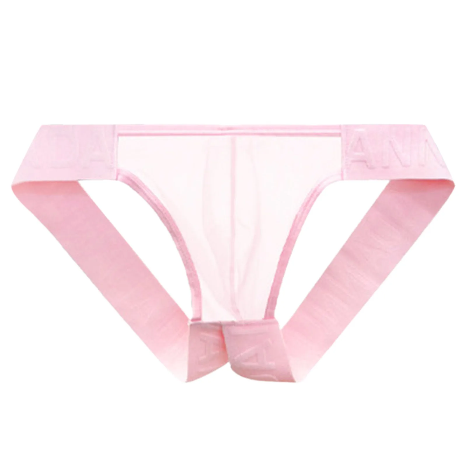 

Мужское спортивное спортивное бандажное мужское хлопковое нижнее белье с двойным D и эластичным поясом, дышащие сексуальные тапочки с открытой спиной, подарок