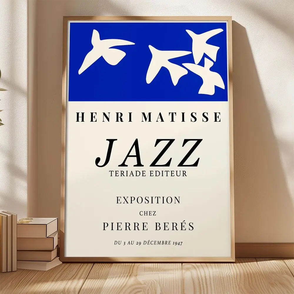 Abstract Flowers Matisse Poster and Prints Flower Market Matisse Floral Canvas Matisse Botanical Cut Outs Exhibition Paintings