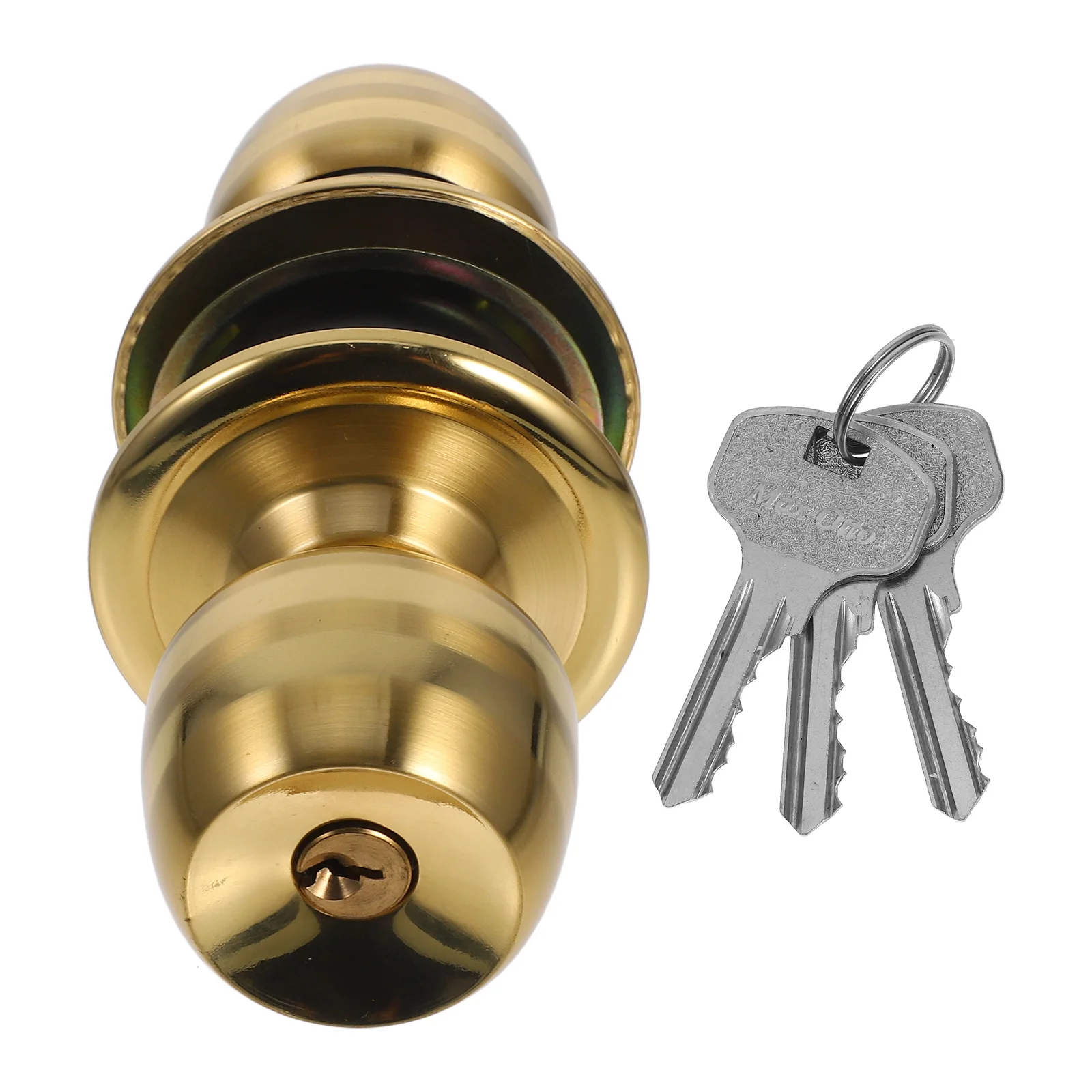 

1Set Durable Stainless Steel Door Lock Easy Installation Smooth Bright Touching Wide Application Household Security