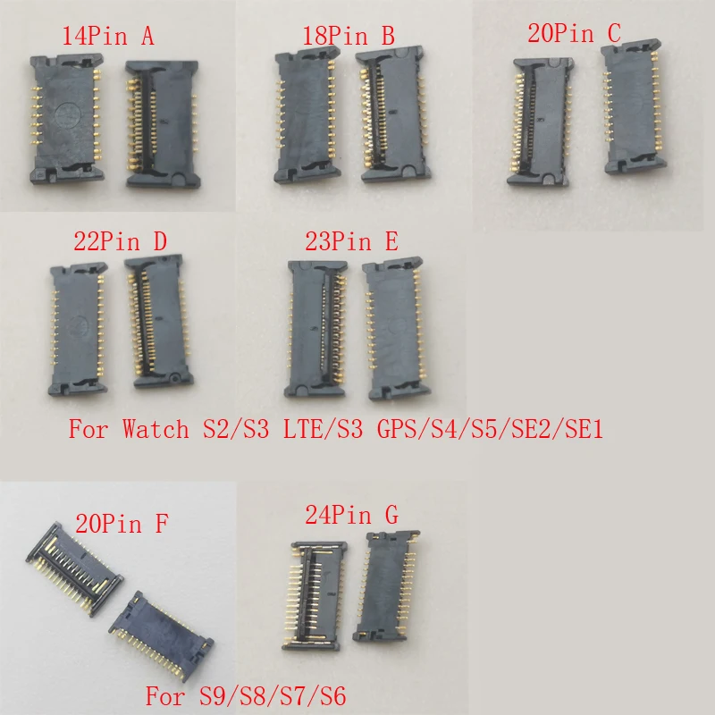 2-10szt Wyświetlacz LCD Ekran dotykowy Flex FPC Złącze Wtyczka Do Apple Watch S2 S3 S4 S5 S6 S7 S8 S9 Seria 3 4 5 6 7 8 9 SE 2 SE2