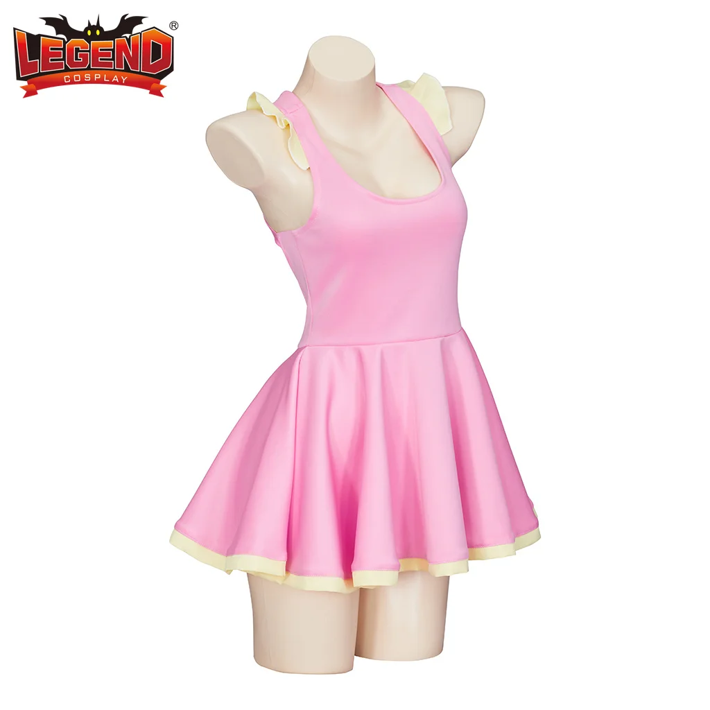 Sexy Meme Cosplay Dress para Mulheres, Roupa Rosa para Adulto, Meme Me Chan