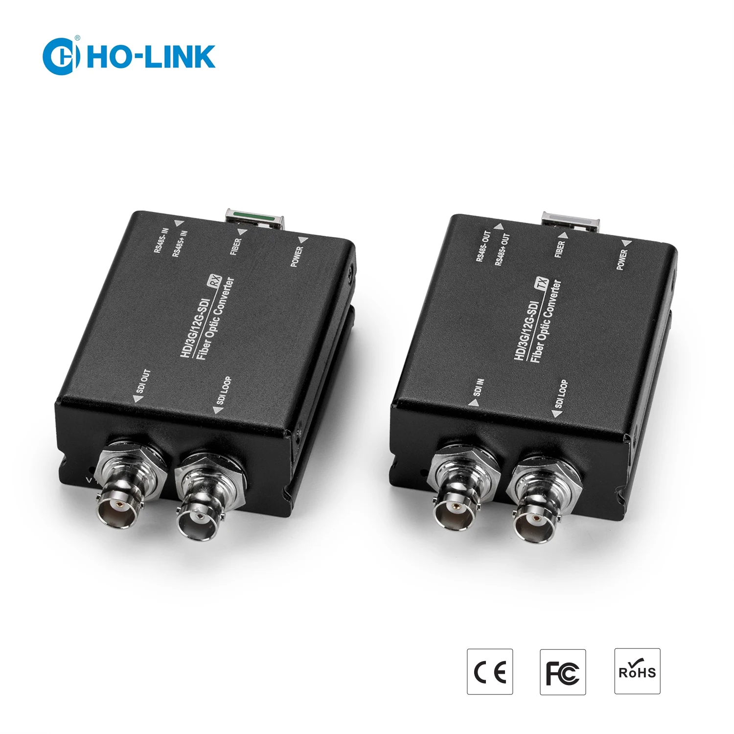 

SDI Over Fiber Extender with Transmitter and Receiver with DATA/TALLY