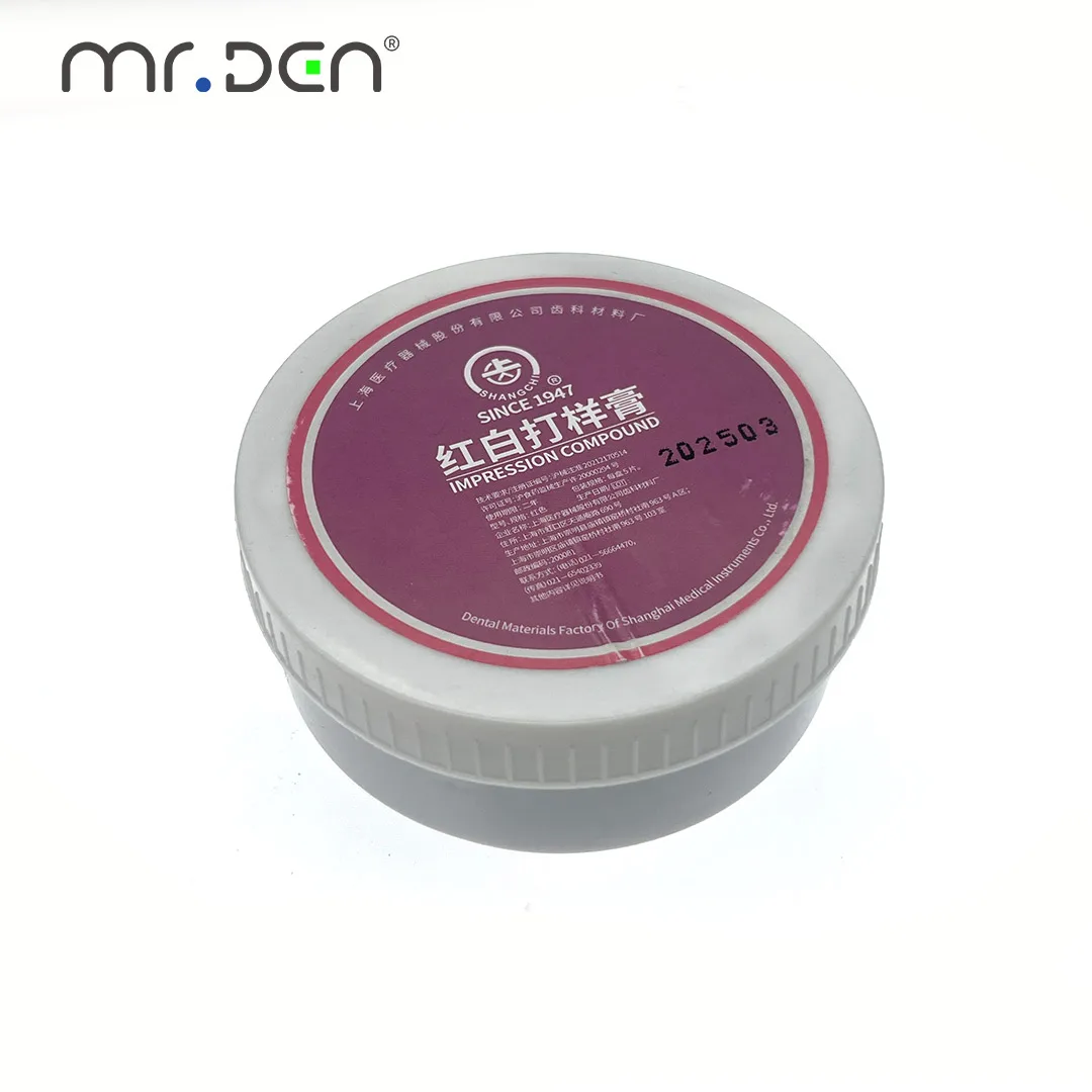 Upper Teeth Red and White Impression Paste Red Color 5-Piece Set Tooth Restoration Impression Material Dental Oral Material