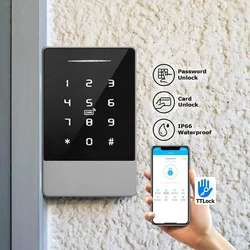 TTLOCK Bluetooth Keypad Smart Access Control Machine Access Reader For Electric Lock Gate Optional Fingerprint Unlock