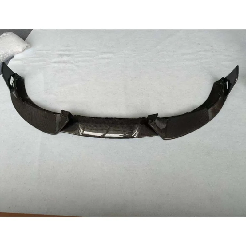 

High quality carbon fiber front bumper lip and front bumper edge for Porsche Taycan modified body kit M style