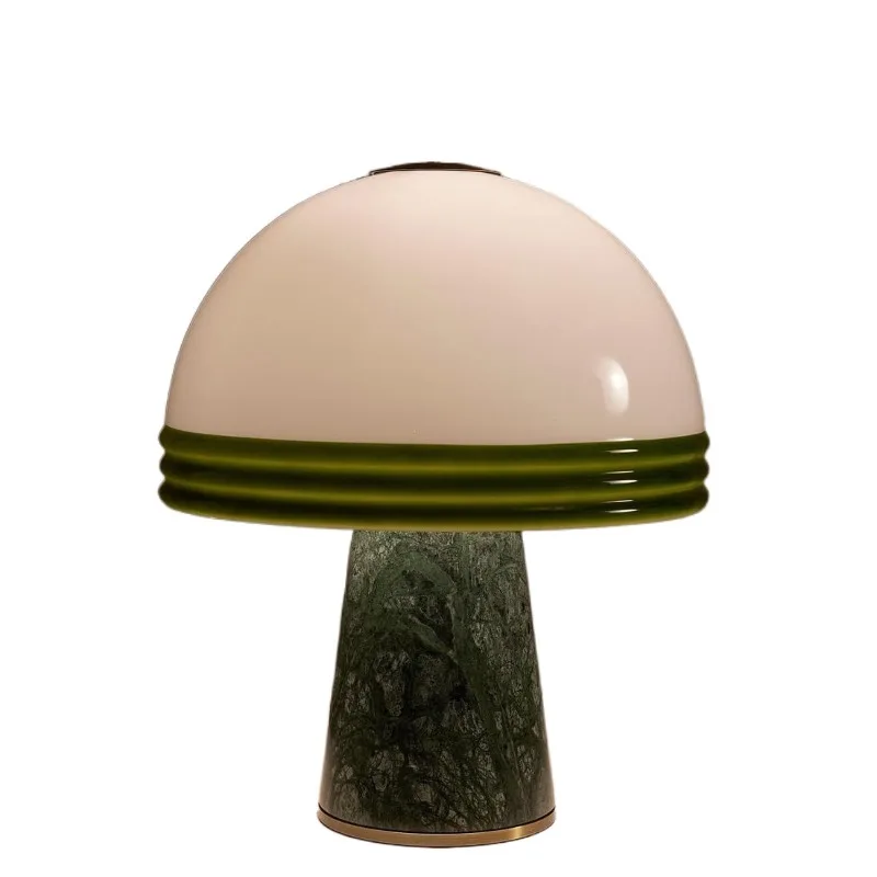 

Bedroom bedside lamp Modern minimalist creative ceramic mushroom guest dining room decoration portable desk lamp
