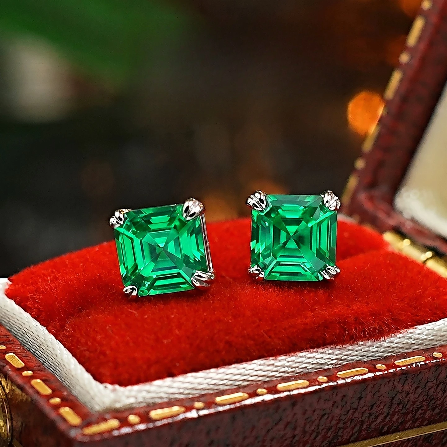 S925 Silver Ear Nail Female Asch 5 * 5mm Zircon Simple Commuter Versatile Jewelry