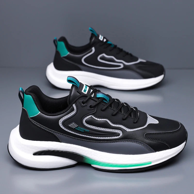 

Men's Sports Shoes, Men's 2026 New Spring Casual Breathable Running Shoes, Men's Thick-Soled Dad Shoes