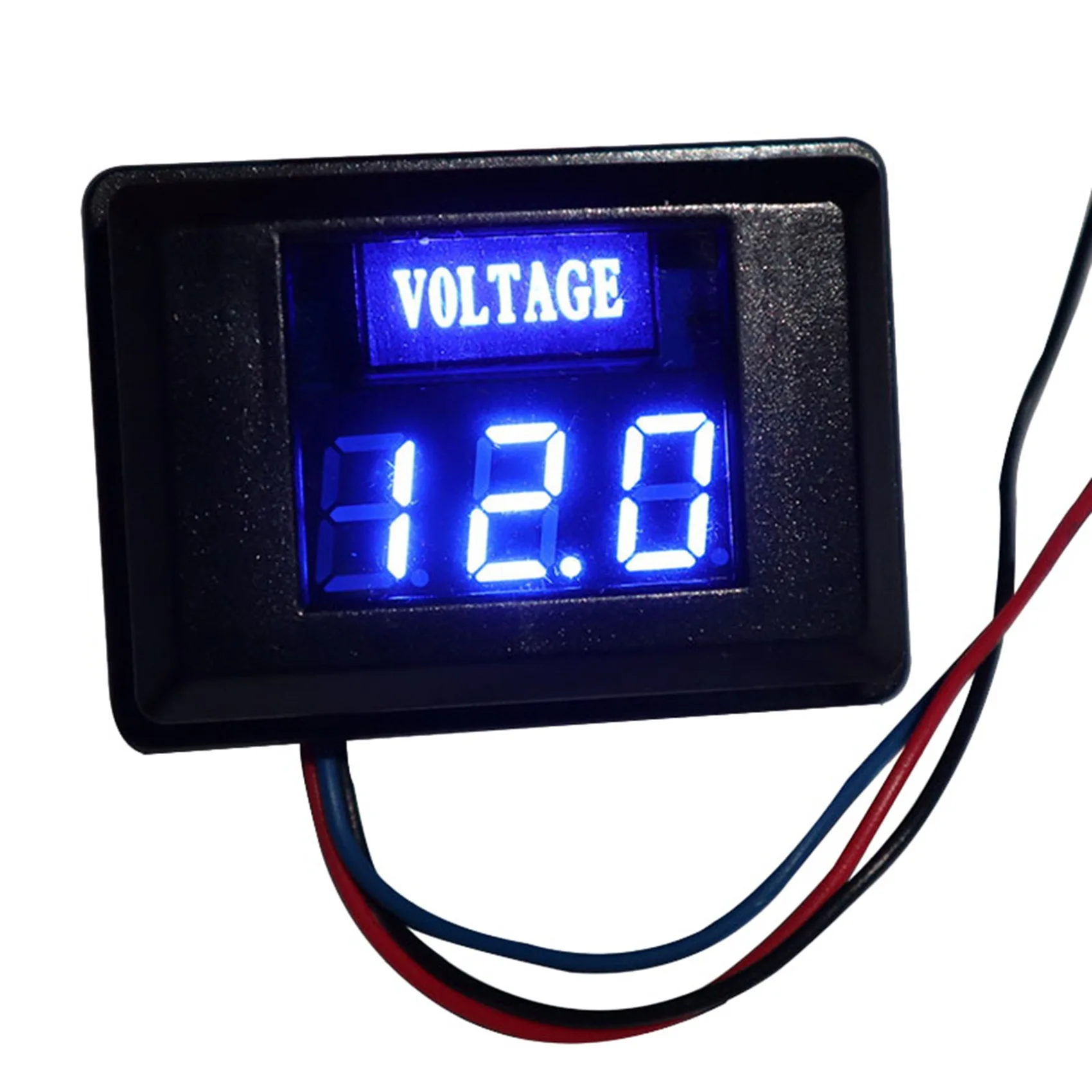 12V Digital Voltmeter Voltage Tester Gauge Bright LED Display for Car Motor RV