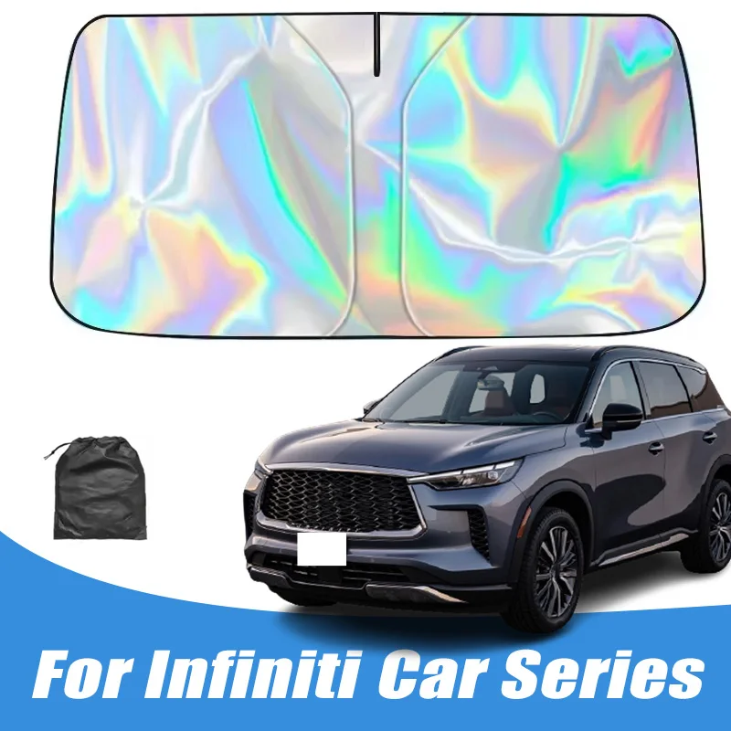 

Car Windshield Sunshades Cover for Infiniti Q50 Q60 Q70 QX50 QX55 QX60 QX80 FX G M I30 QX4 Sun Protection Car Accessories