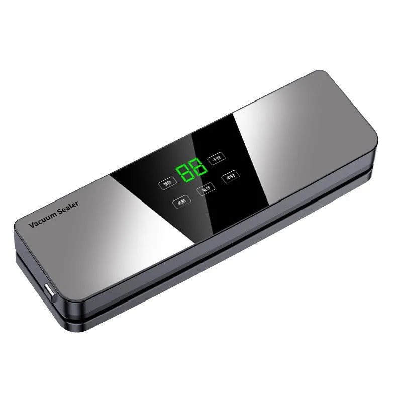 Máquina seladora a vácuo automática ABWM 120W - Sistema multifuncional de preservação de alimentos, plugue americano 110V-220V