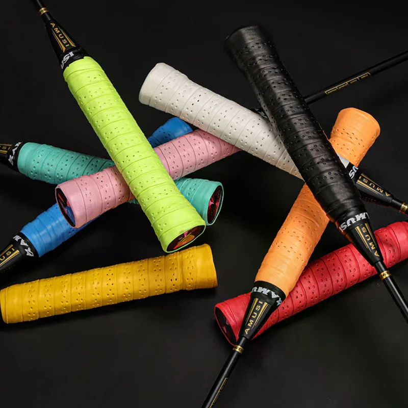 Tennis Sweat Tape Bicycle Handlebar Anti-Slip Badminton Racket Grips Elasticity Sweatband Fishing Rods Dumbbel Protect