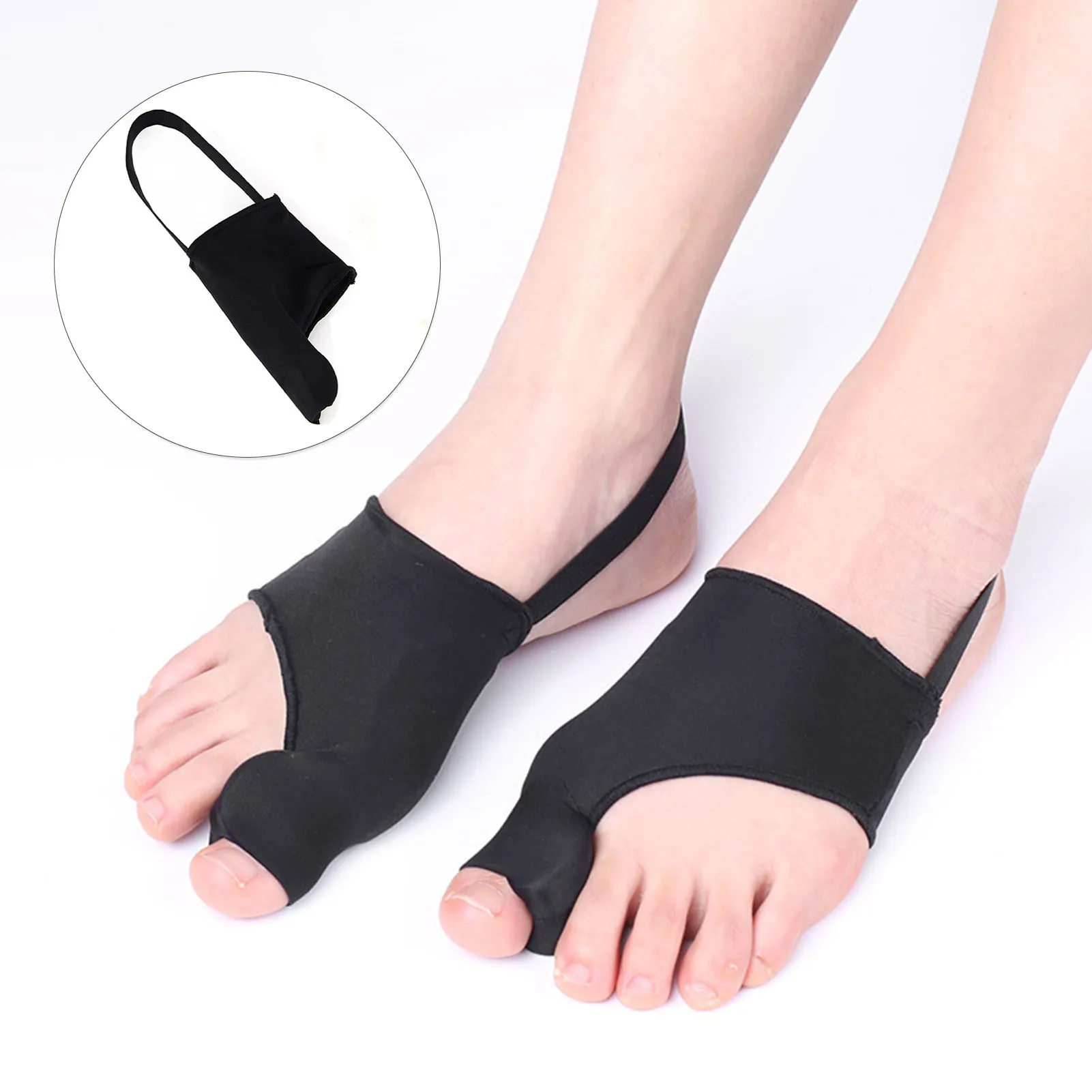 1 Paar Zehen abscheider Hallux Valgus Bunion Korrektor Orthesen Big Toe Bunion Schiene Schmerz linderung Korrektur Socken Glätte isen
