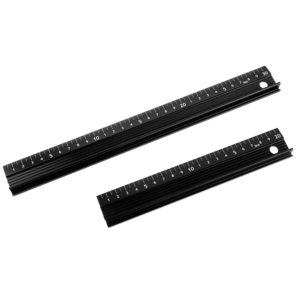 210x35x12.5mm/310x35x12.5mm Accessory Ruler Straight Ruler Multi-function Non-slip Parts Protective Woodworking