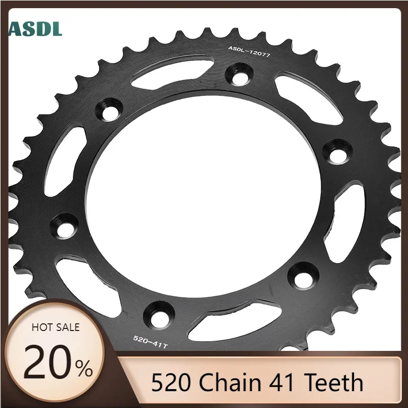 

520 41T Motorcycle Rear Sprocket Staring Wheel Cam for KT/M 790 Duk/e 790Duk/e L 2018 2019 2020 890 Duk/e R 2020 520 Chain 41