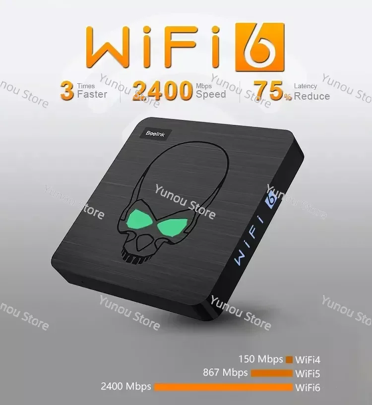 For Cloud Disk Game Hard Disk HD Player Jingchen S922x Android 9.0 Native WIFI6