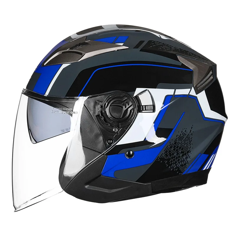 GXT Helmet Motorcycle Helmet Men Electric Vehicle Double Lens Half Helmet Women Summer Four Seasons Half Cover G708
