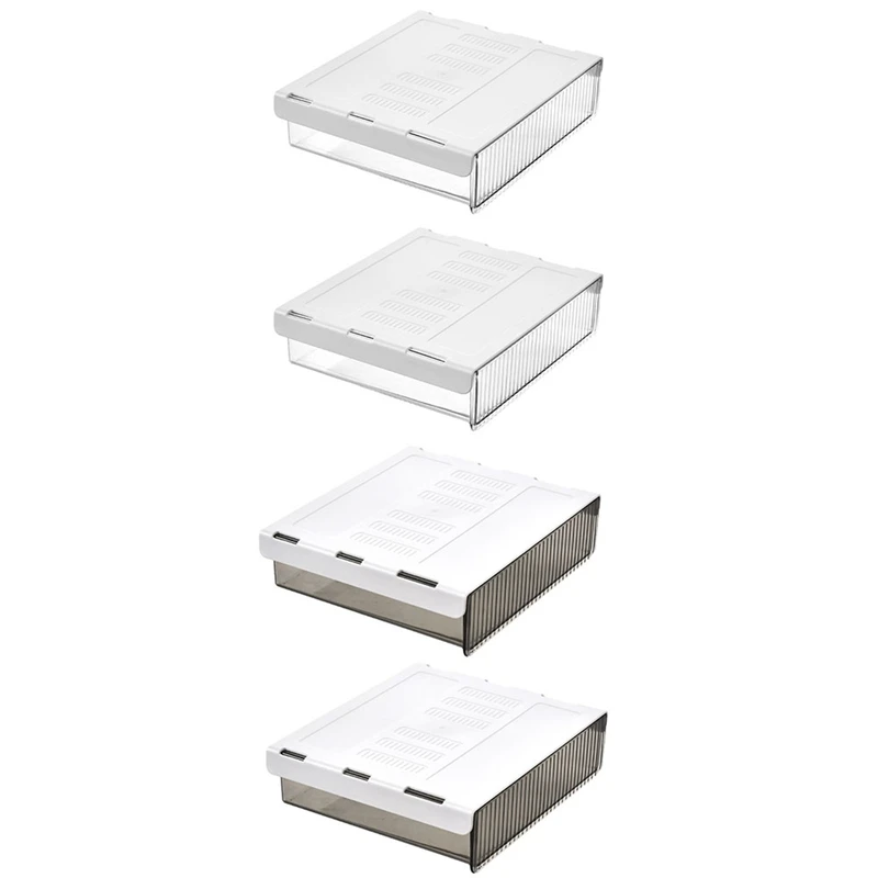 

EF-2 Pack Desk Organizer, Self Adhesive Drawer Desk Undermount Drawer Under Desk For Office Home School