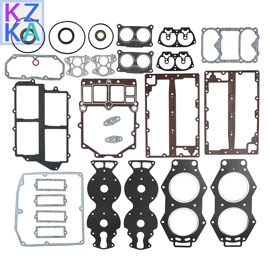 

6E5-W0001 Power Head Gasket Kit For Yamaha 2T Outboard Motor V4 15-130HP 6E5-W0001-01 6E5-W0001-A2 6F3-W0001 6E5-W0001-A2