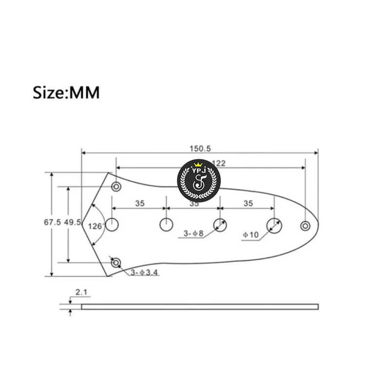 1 SET For Fenderr JB Jazz Bass Guitar Control Plate Fully Loaded Wired Switch Engraved Guitars accessories Parts