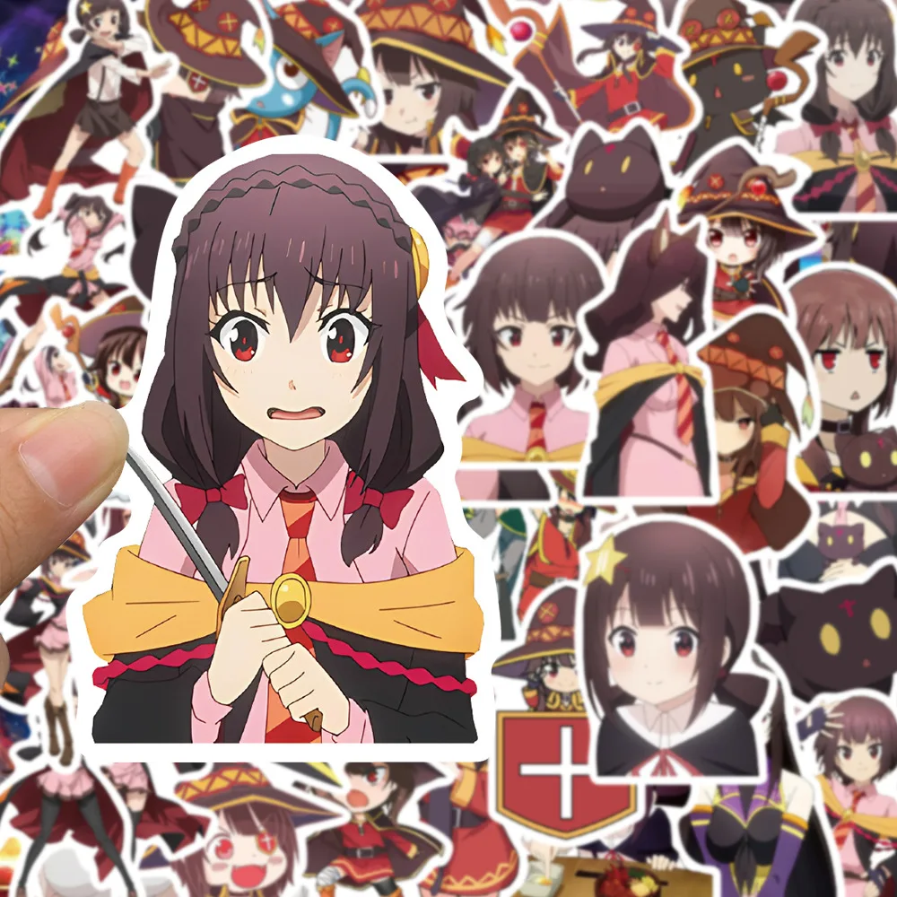 50 قطعة من ملصقات حقيبة الهاتف المحمول المتفجرة ثنائية الأبعاد لخوذة الجيتار لعالم جميل