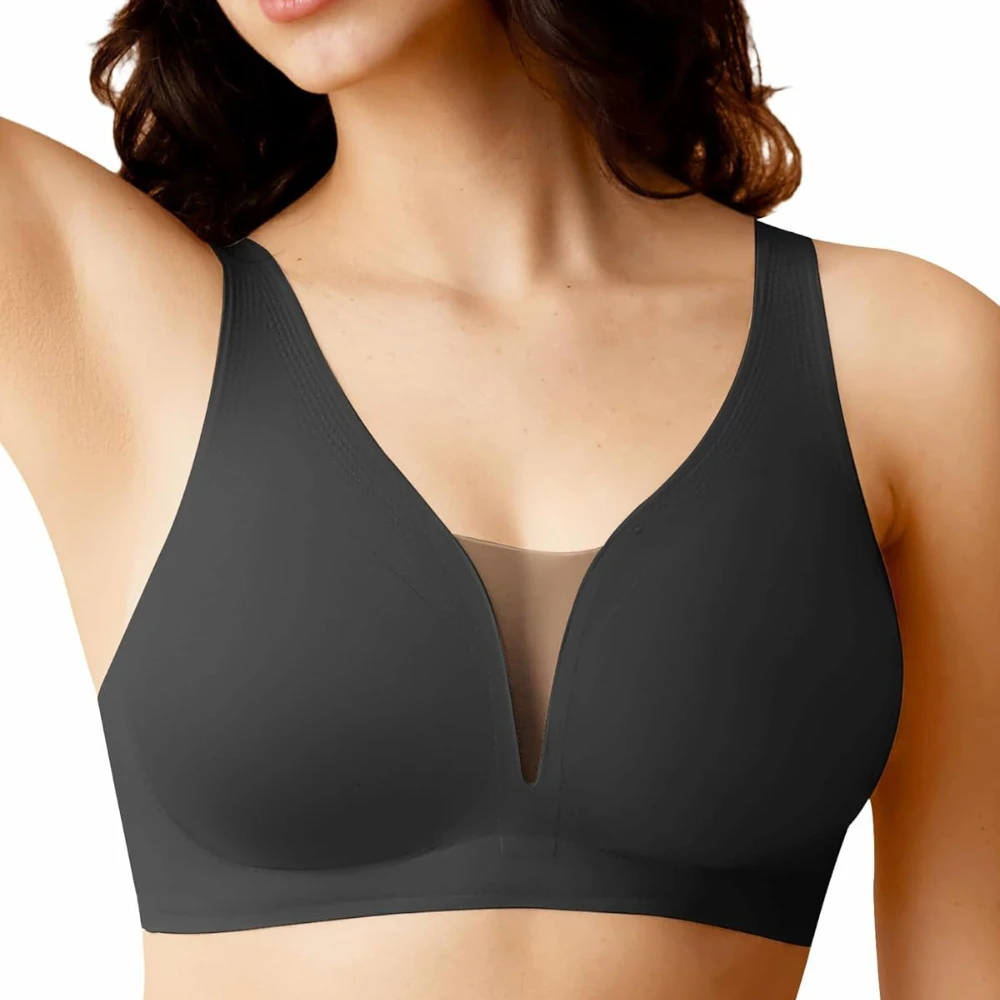 

Comfortable Seamless Plus Size Bras Soft Breathable Ultra-thin Lifting Collection of Secondary Breasts Gathering Anti Sagging