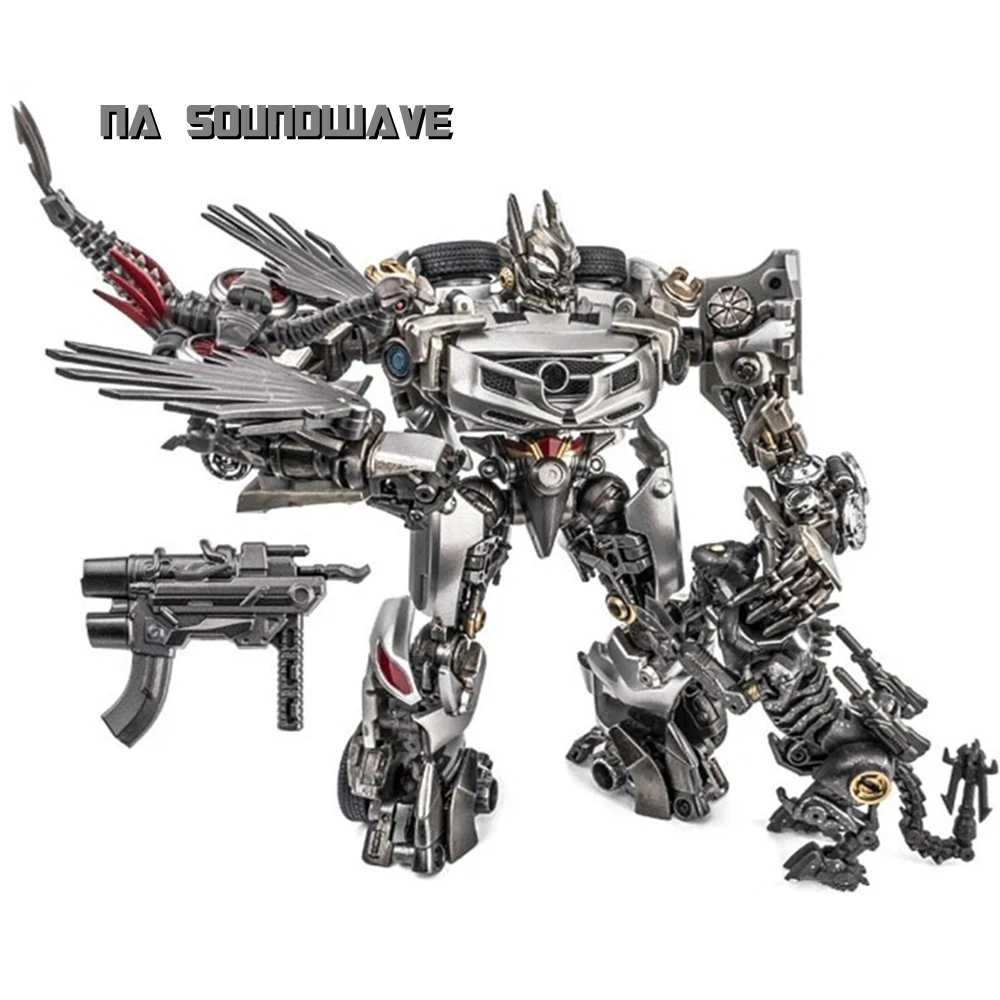 NA Transformation Masterpiece XM01 Soundwave With RAVAGE Laserbeak Movie Series Action Figure Robot Toys