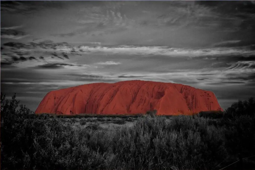 Ayers Rock Uluru Australia Art Film Print Silk Poster Home Wall Decor 24x36inch