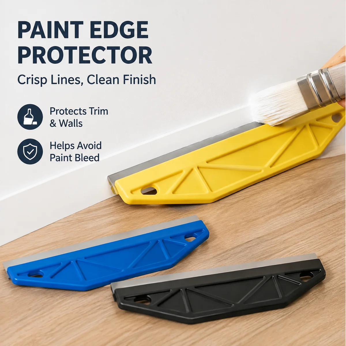 Painting Edge Tool Paint Trim Guard Protector Wall Painting Shield For Door Frame Baseboard Home Repair Decoration Supplies