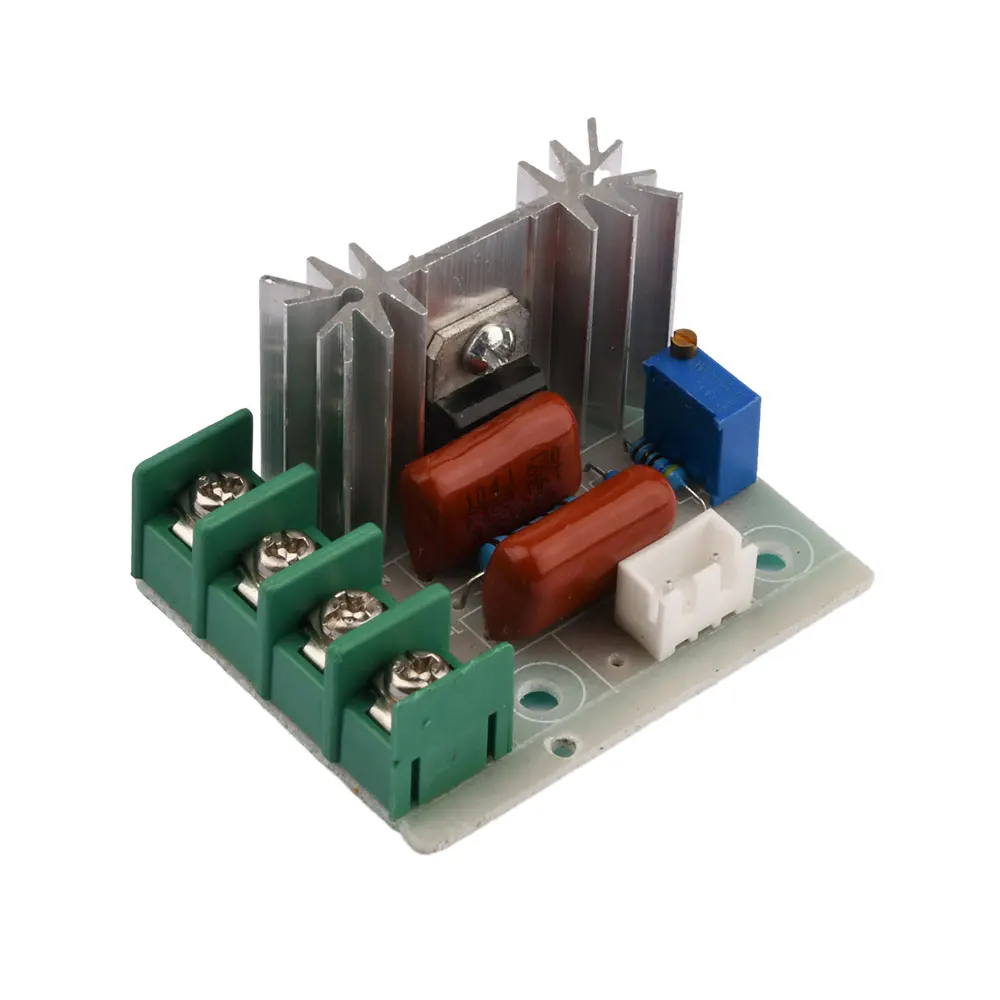 AC50-220V 2000W SCR Electric Voltage Regulator Module Voltage Transformer Switch Temperature/Motor Speed Controller Light Dimmer