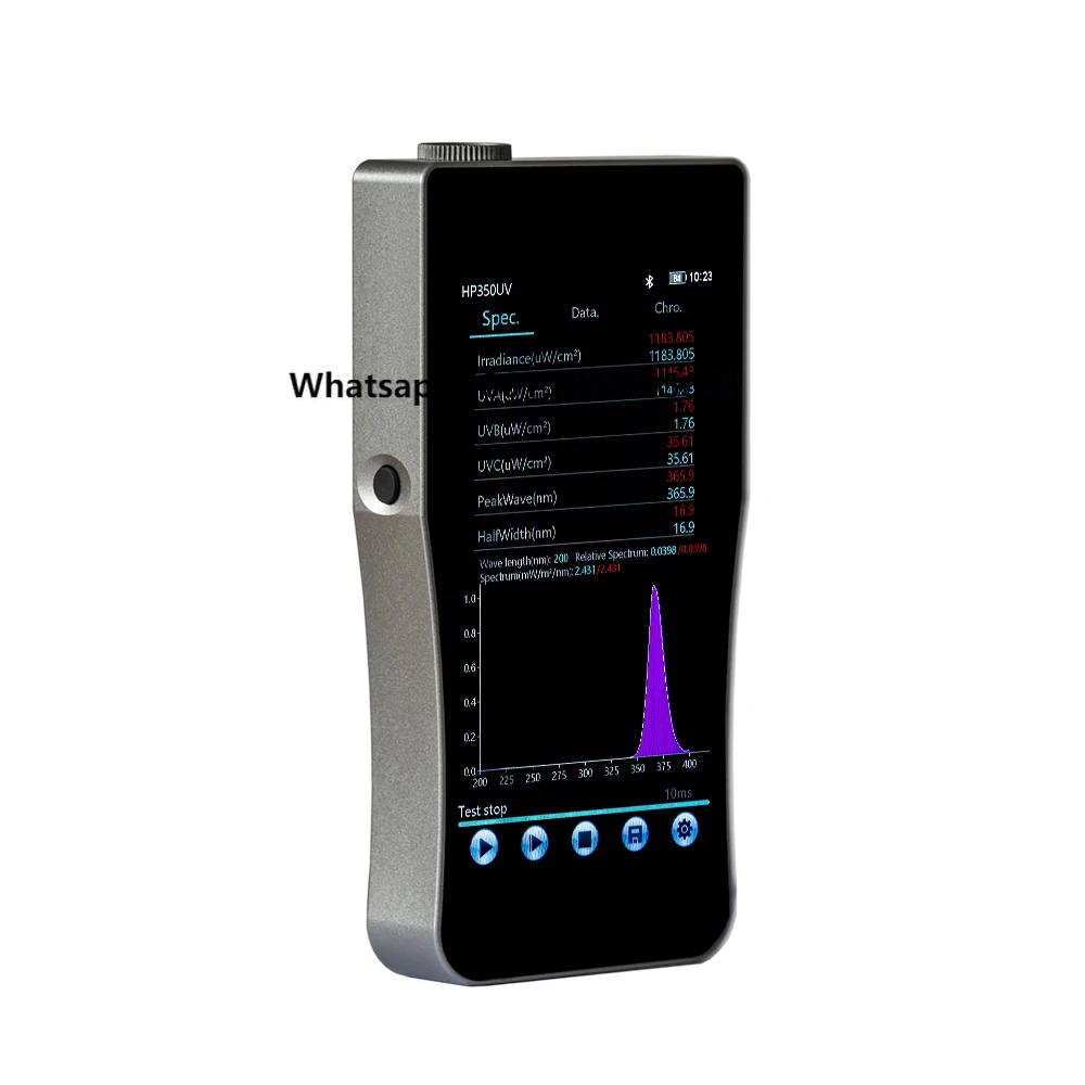 

HP350UV UVA/UVB/UVC Spectrum Tester 200-400nm UV Radiometer Spectrometer