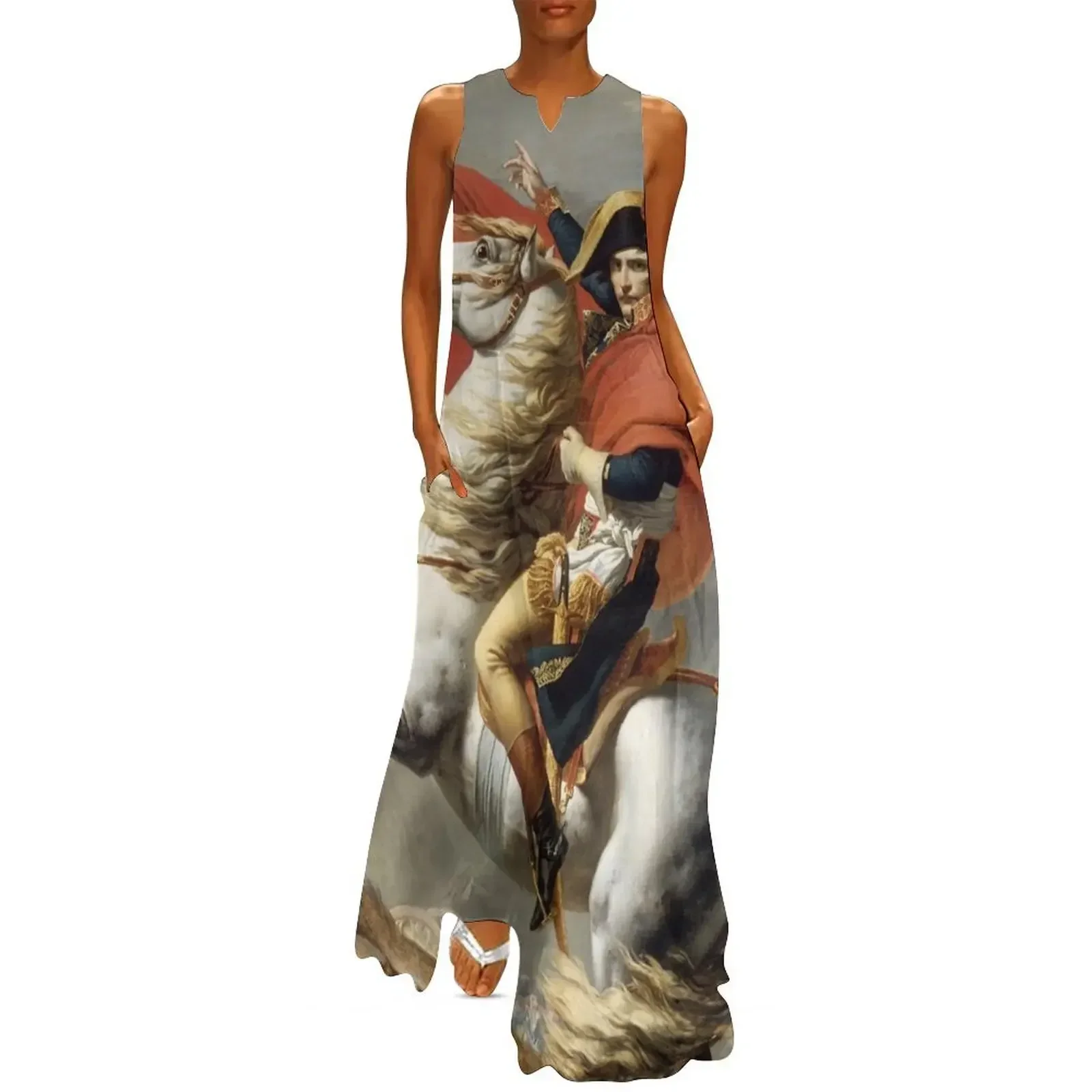 

Bonaparte - The Emperor Napoleon - Jacques Louis David Long Dress Women long dress beach dresses Woman fashion Dress