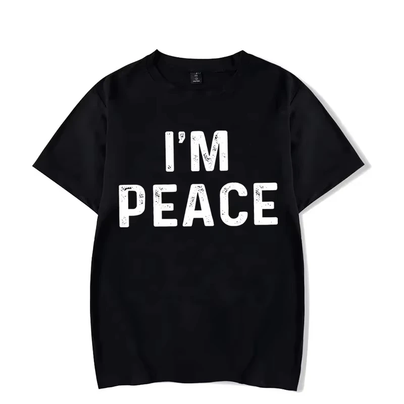 I Come in Peace I'm Peace Funny Matching Couples I Come in Peace Couple Matching Women T-Shirt Lovers Men T-Shirts Tee Y2K Cloth