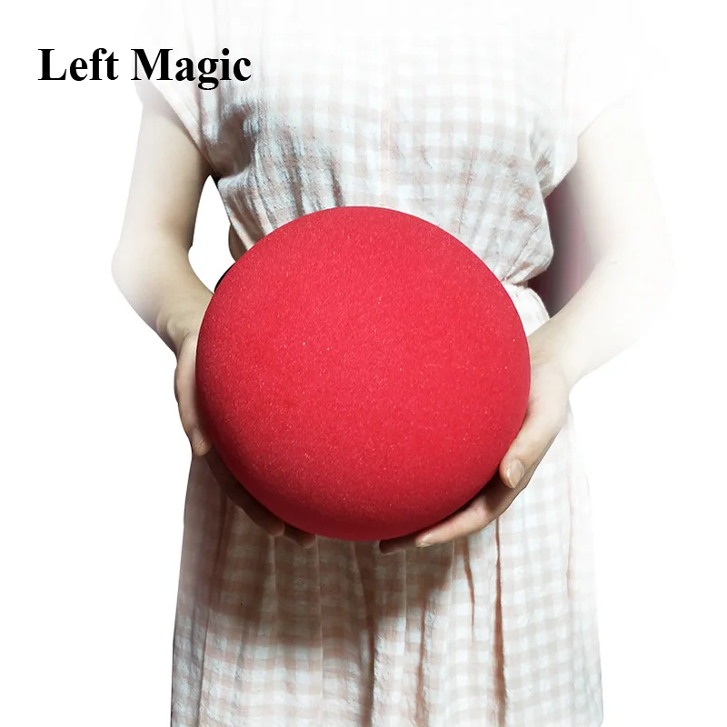 Oversized Red Magic Sponge Ball (20cm Diameter) Magic Tricks Soft Ball Excellent Elasticity Classic Ball Close Up Magic Props